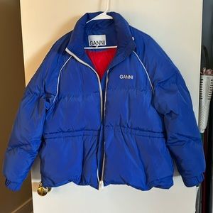 Beautiful Ganni quilted winter jacket. Size 40 Women’s, Size L, 8/10.